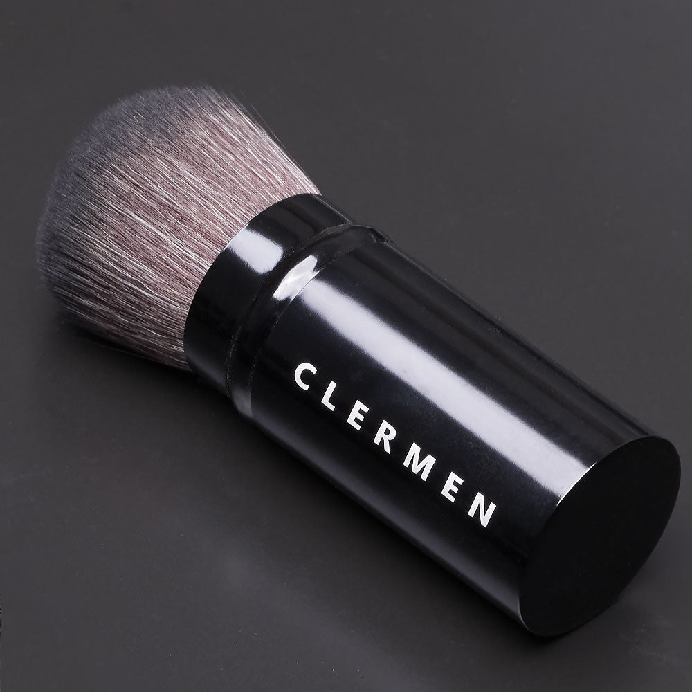 Silky Soft Retractable Metal Cosmetic Powder Brush